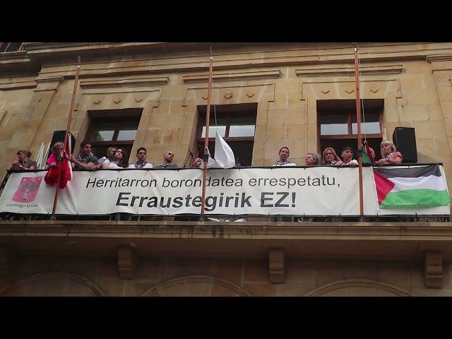 26/07/01 Usurbilgo jaiak: txupinazoa, alkatearen adierazpenak bideoaren irudi txikia