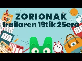 ZORIONAK ZURI - IRAILAREN 19TIK 25ERA - MAKUSI KLUBA edukiaren irudi txikia