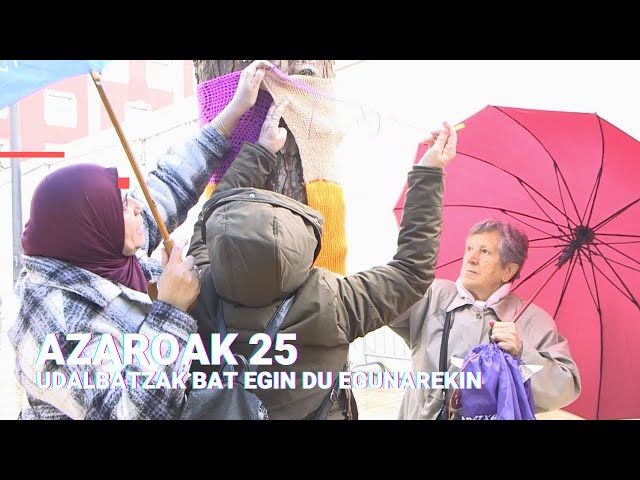 Udalbatzak bat egin du Emakumeenganako Indarkeriaren Aurkako Nazioarteko Egunarekin bideoaren irudi txikia