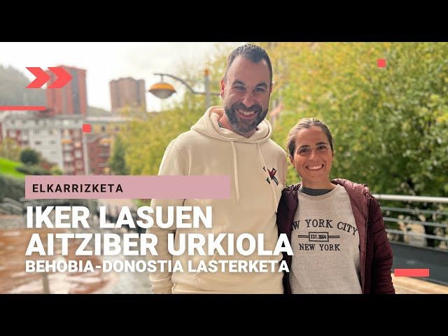 🎙 IKER LASUEN ETA AITZIBER URKIOLA ! Behobia-Donostia lasterketa bideoaren irudi txikia