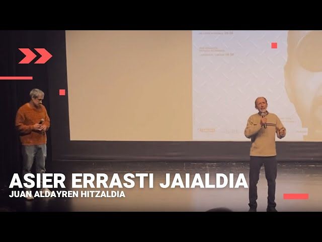 XXV. ASIER ERRASTI FILM LABURREN LEHIAKETA | Hasiera ekitaldiko hitzaldia bideoaren irudi txikia