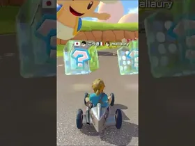 LINK LASTERKETAN | MARIOKART 8 DELUXE | #4 | BYKUGGAN KIDS | SHORT #6 #mario #nintendo #gaming edukiaren irudi txikia