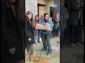 Laudioko ikastetxe guztiek egin dute bat Euskararen Nazioarteko Egunean edukiaren irudi txikia