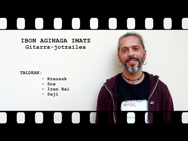 MusikaZuzenean TB - HITZ BITAN: Ibon Aginaga (Izan Bai, Soa, Saji...) bideoaren irudi txikia