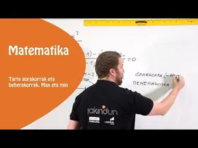 Funtzioak Maximo eta minimoak Tarte gorakorrak eta beherakorrak edukiaren irudi txikia