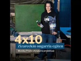 Egonarria 4x10: Zizareekin ongarria egiten | Monika Prieto (Amalurra proiektua) edukiaren irudi txikia