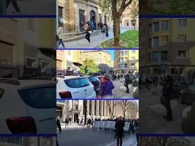 Grebaren lehen orduak: errepideak moztuta eta ekoizpena etenda edukiaren irudi txikia