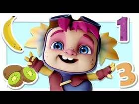 Zenbakiak eta janari osasungarria 🥕IRATXOAK 🌳 Gookapiko Baso Magikoa @iratxoak 🌈 Marrazki bizidunak edukiaren irudi txikia