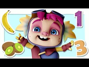 Zenbakiak eta janari osasungarria 🥕IRATXOAK 🌳 Gookapiko Baso Magikoa @iratxoak 🌈 Marrazki bizidunak bideoaren irudi txikia