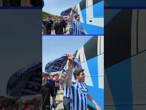 Ehunka zalek agurtu dute Realaren autobusa bideoaren irudi txikia