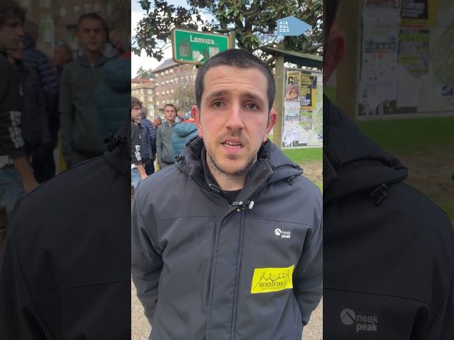 Pagolarren gainean eolikoak jartzearen aurkako aldarria, plazara bideoaren irudi txikia