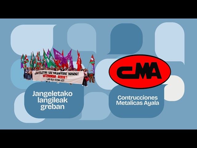 Construcciones Metalicas Ayalako egoera eta jangeletako grebak, azalera bideoaren irudi txikia