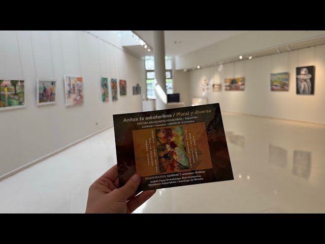 ‘Anitza eta askotarikoa’ pintura erakusketa kolektiboa ikusgai Igorreko Kultur Etxean bideoaren irudi txikia