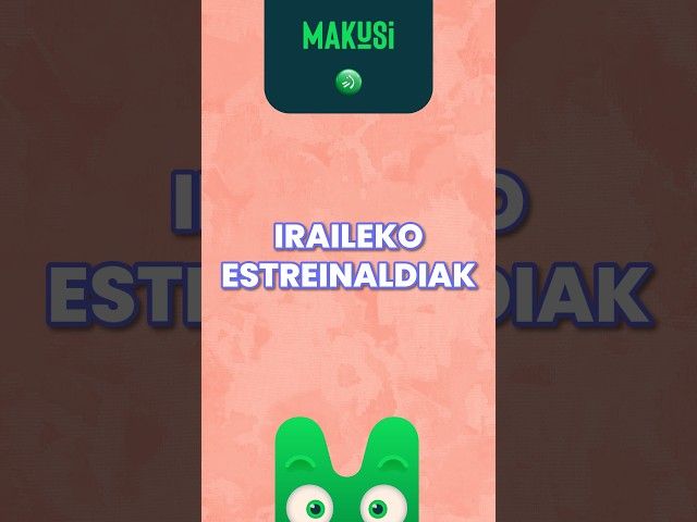 📺 Hona hemen IRAILEAN #MAKUSI bideo-plataformara iritsiko diren ESTREINALDIAK! 💚 bideoaren irudi txikia