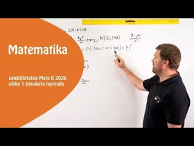 Selektibitatea MATE II PROBABILITATEA 2026 ohikoa 1 banaketa normala edukiaren irudi txikia