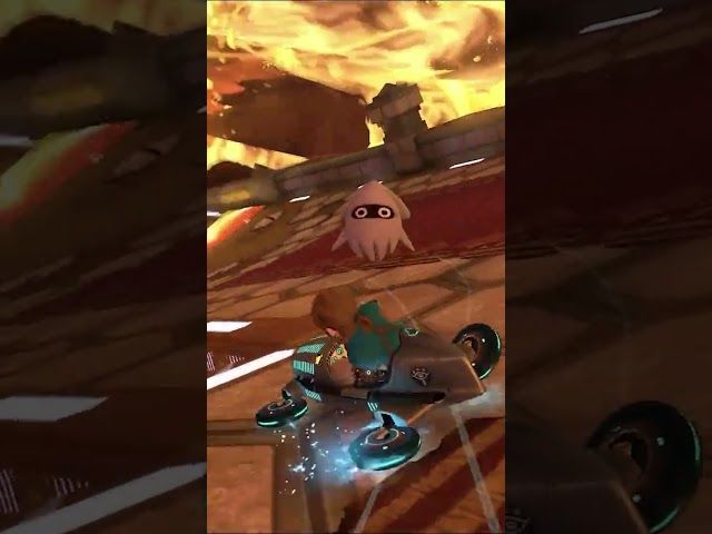 LINK LASTERKETAN | MARIOKART 8 DELUXE | #4 | BYKUGGAN KIDS | SHORT #5 #mario #nintendo #gaming bideoaren irudi txikia