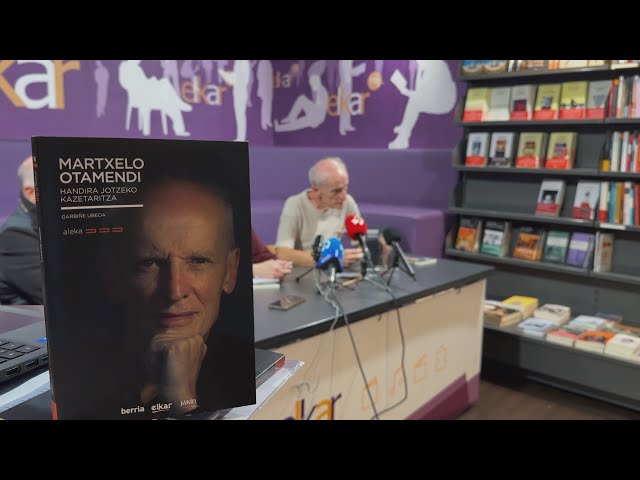 'Martxelo Otamendi. Handira jotzeko kazetaritza' liburuaren aurkezpena bideoaren irudi txikia