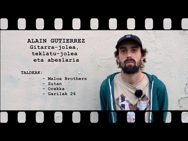 MusikaZuzenean TB - HITZ BITAN: Alain Gutierrez (Maloa Brothers, Sutan, Orekka, Garilak 26...) bideoaren irudi txikia