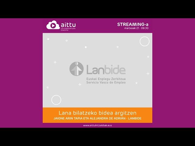 Lana bilatzeko bidea argitzen | Lanbide bideoaren irudi txikia