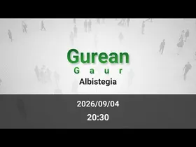 GAUEKO ALBISTEGIA 2026/09/04 edukiaren irudi txikia