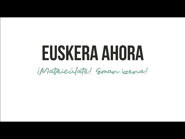 Euskera ahora 2025 bideoaren irudi txikia