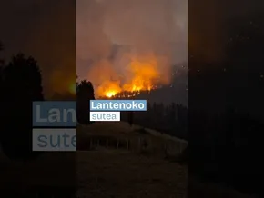 Kontrolpean dago Lantenoko sutearen alboetako bat bideoaren irudi txikia