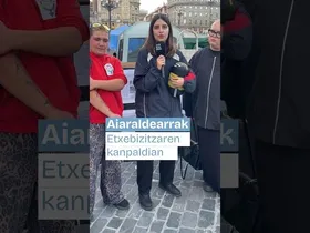 'Jende anitza gaude etxebizitzaren aldeko kanpaldian, baina ezberdintasunak alde batera utzi ditugu' edukiaren irudi txikia