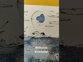 HIRUKOKOROA⬛⬛ #inkurria #inktober ⬛⬛⬛ 26/ Nahasgarri ° Puzzling edukiaren irudi txikia