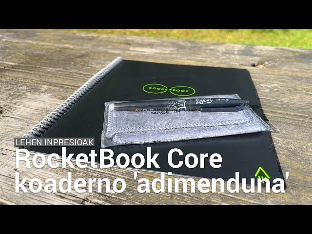 Lehen inpresioak: RocketBook Core koaderno 'adimentsua' bideoaren irudi txikia