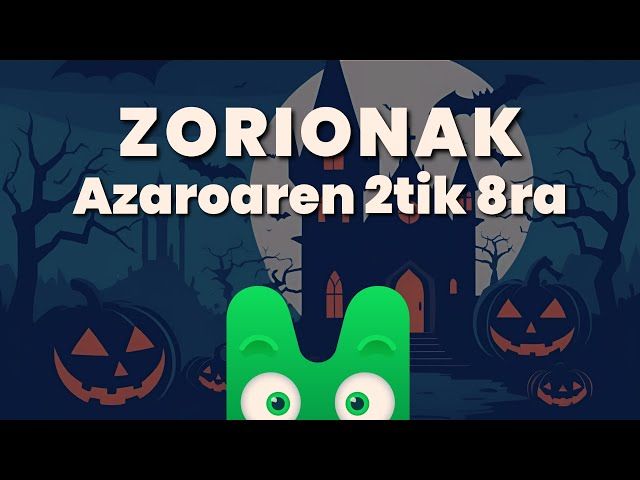 ZORIONAK ZURI - AZAROAREN 2TIK 8RA - MAKUSI KLUBA bideoaren irudi txikia