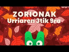 ZORIONAK ZURI - URRIAREN 3TIK 9RA - MAKUSI KLUBA bideoaren irudi txikia