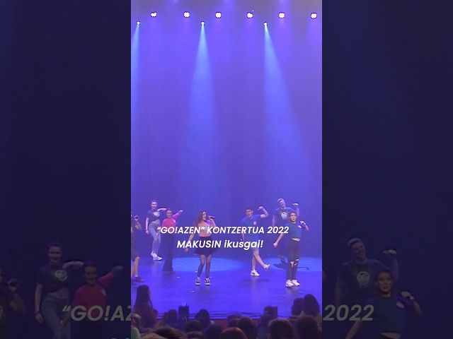 “Go!azen 8” telesaileko aktoreek Kursaalean emandako kontzertua dagoeneko MAKUSIN ikusgai duzue! 🤩 bideoaren irudi txikia