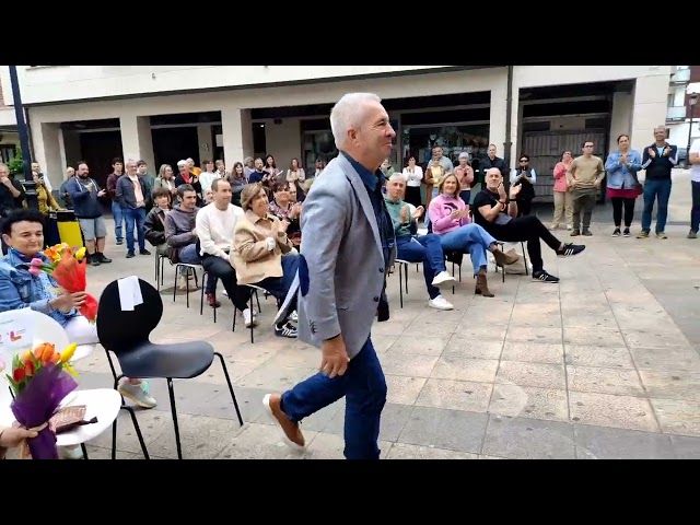 Kilometroak jaiaren sortzaileak omendu dituzte Lazkaon bideoaren irudi txikia