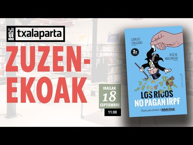 Presentación y coloquio: 'Los ricos no pagan el IRPF' bideoaren irudi txikia