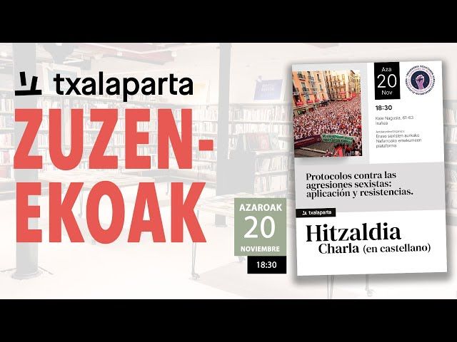 Charla: Protocolos contra las agresiones sexistas: aplicación y resistencias bideoaren irudi txikia