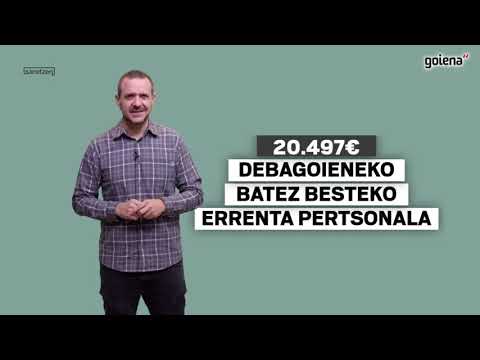 Debagoiendarrek 20.000 eurotik gorako errenta jaso zuten 2023an, batez beste bideoaren irudi txikia