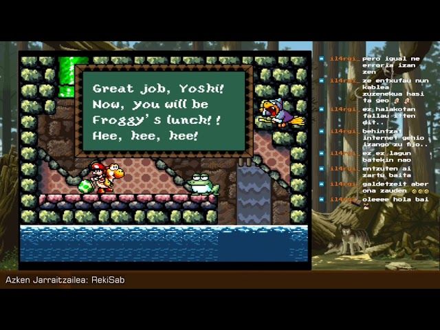 Yoshi's Island, 1go saioko une onenak bideoaren irudi txikia