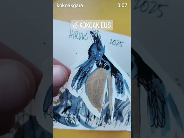 HIRUKOKOROA⬛⬛ #inkurria #inktober ⬛⬛⬛ 24/ Zaratatsu ° Rowdy🌊🌊🌊🌊🌊🌊🌊www.kokoak.eus/hirukokoroa bideoaren irudi txikia