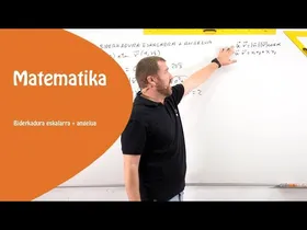 Bektoreak. Biderkadura eskalarra. Bektoreen angelua edukiaren irudi txikia