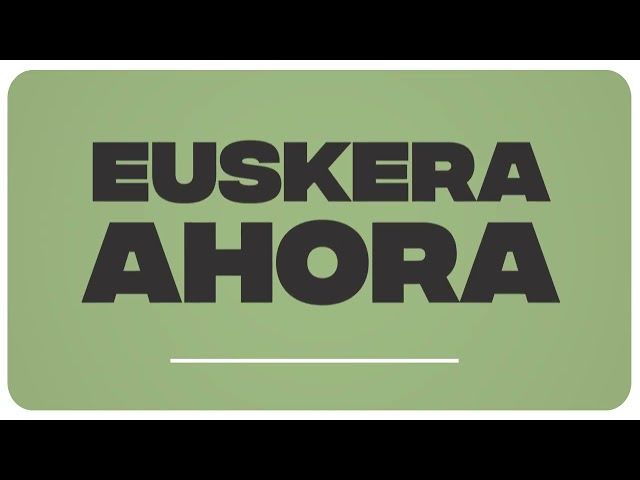 EUSKERA AHORA 2026 bideoaren irudi txikia