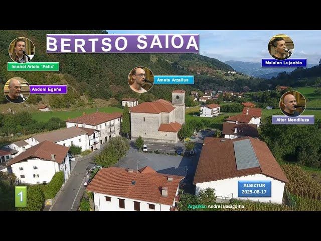 Bertso saioa (1) (Albiztur, 2025-08-17) (42'05'') bideoaren irudi txikia