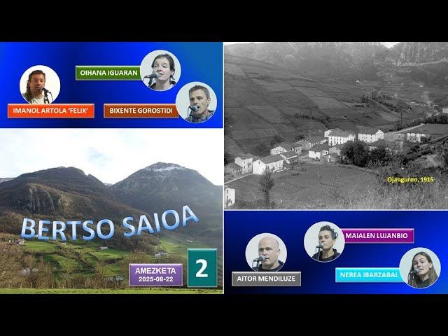 Bertso saioa (2) (Amezketa, 2025-08-22) (52'15'') bideoaren irudi txikia