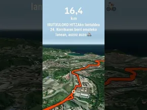 IRUTXULOKO HITZAko lantaldea 24. Korrikaren berri emateko lanean, auzoz auzo bideoaren irudi txikia