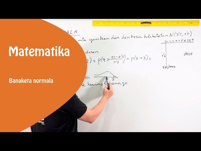 Banaketa Normala bideoaren irudi txikia