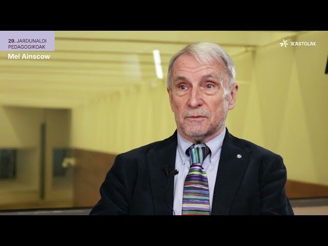 Mel Ainscow - Hezkuntzan praktika inklusiboak sustatzen nazioarteko esperientziatatik. bideoaren irudi txikia