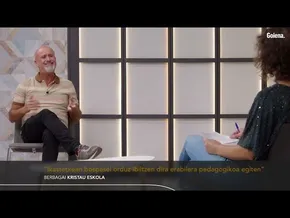 Juankar Olaeta: 'Kristau eskolok debekatuta dugu, legez, irakaskuntzagatik familiei dirua kobratzea' bideoaren irudi txikia
