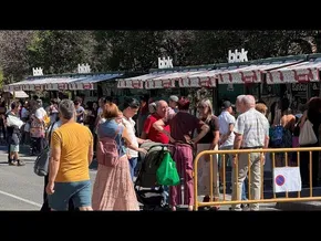Eguraldiak langundu arren, ez zan aurreko urteetako jentetzarik ikusi Merkartean bideoaren irudi txikia