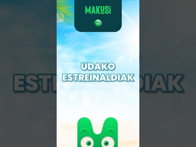 🎬 Hona hemen MAKUSIko UDAKO ESTREINALDIAK! ☀️ bideoaren irudi txikia