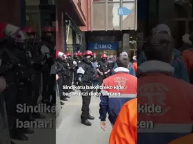 Tubos Reunidoseko bulego nagusietan berretsi dute sindikatuek ez dutela kaleratzerik negoziatuko edukiaren irudi txikia