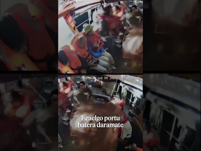 Israelek Askatasunaren Flotilla atzeman du itsasoan bideoaren irudi txikia